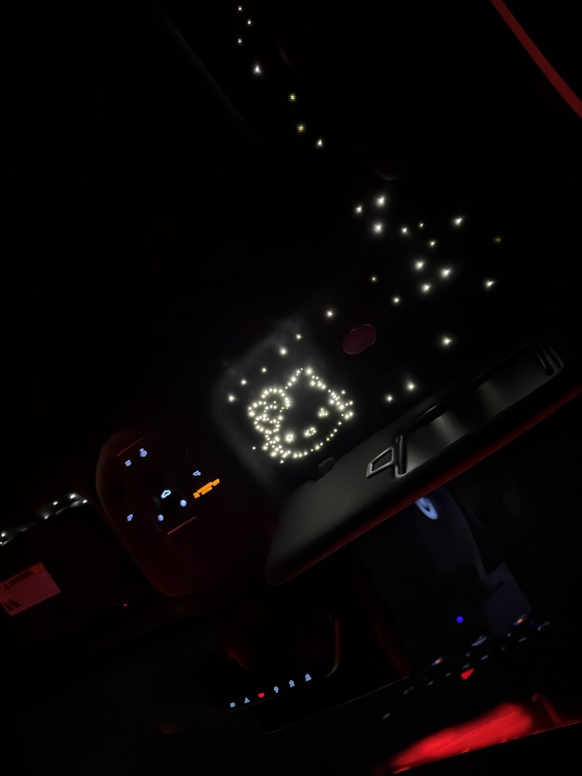 Purple LED ambient lighting
