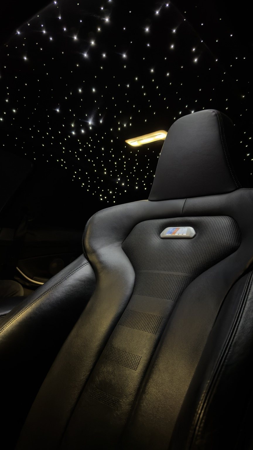 Premium starlight headliner installation